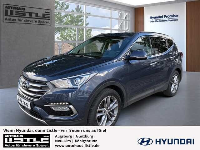 Hyundai SANTA FE Premium blue 4WD 2.2 CRDi +LEDER+KLIMA+PDC+ACC+UVM