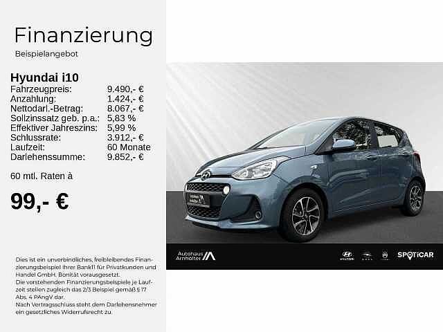 Hyundai i10 1.2 YES! +SITZHZG+LENKRADHZG+KLIMA+BLUETOOTH