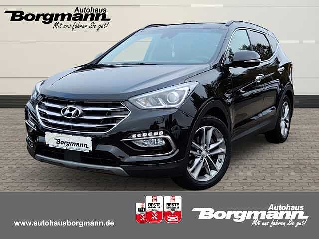 Hyundai SANTA FE blue Premium 4WD 2.2 CRDi AHK - Leder - Sitzheizung - Keyless Go