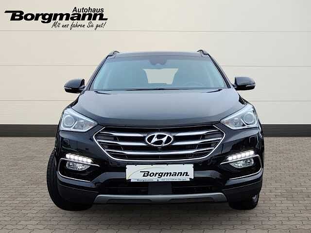 Hyundai SANTA FE blue Premium 4WD 2.2 CRDi AHK - Leder - Sitzheizung - Keyless Go