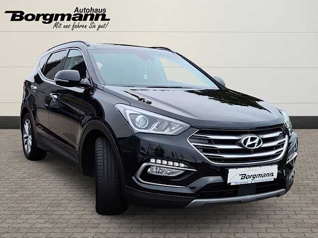 Hyundai SANTA FE blue Premium 4WD 2.2 CRDi AHK - Leder - Sitzheizung - Keyless Go