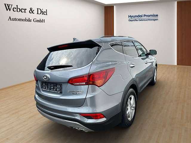 Hyundai SANTA FE blue Premium 4WD+LEDER+NAVI+360Grad